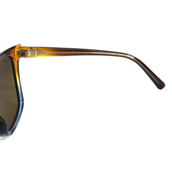 Maui Jim Sunglasses MJ793-18B ALEKONA Caramel Blue Frame with HCL Bronze Lenses - Picture 8 of 13